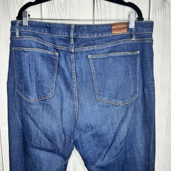 TOMMY HILFIGER Sz 16 (40 x 31) Stretch Denim Tribeca Straight Leg Jeans - Picture 7 of 11